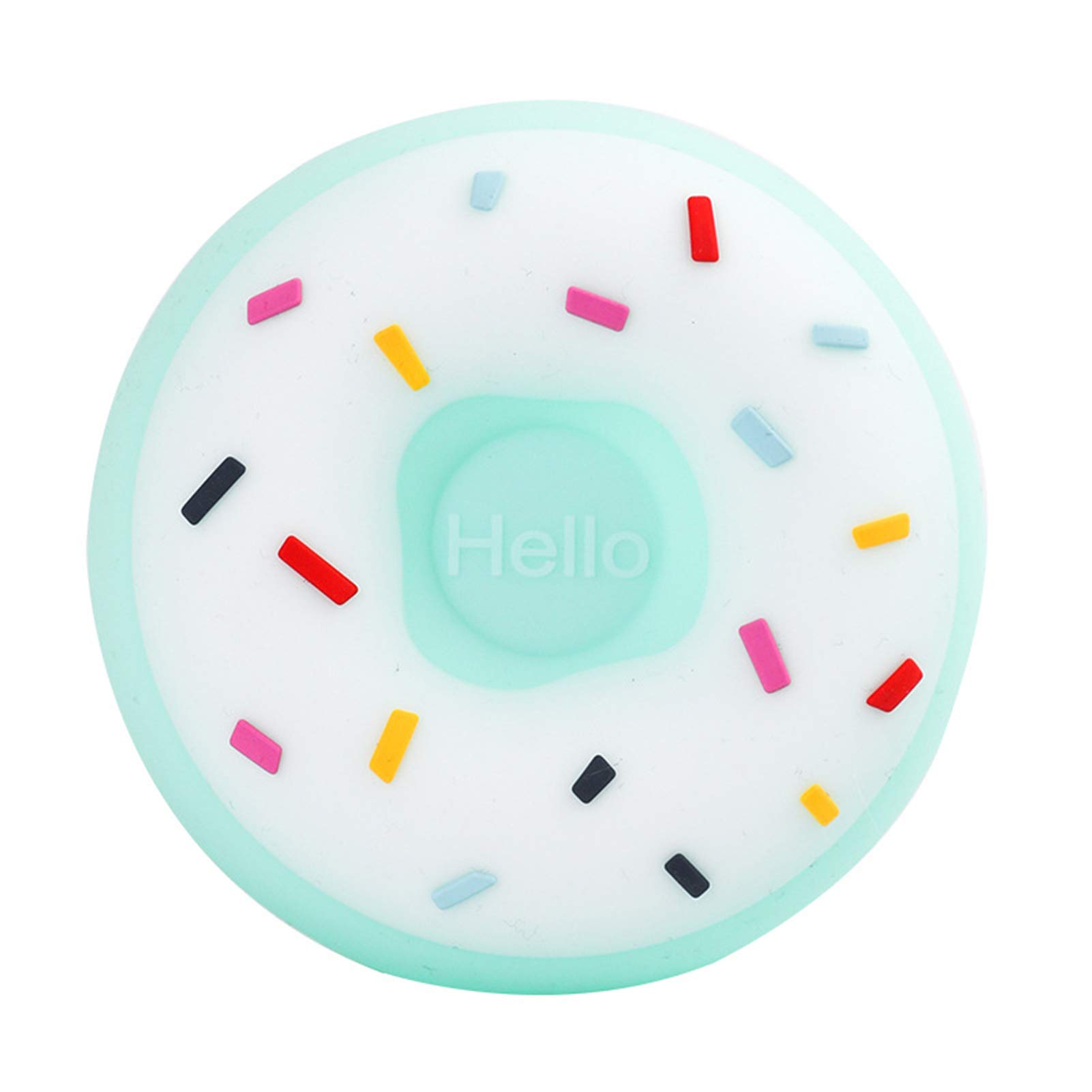 Rechargeable Donut-Shaped Night Light - Smart Touch Control, 3 Color Adjustable LED Lamp for Kids Room, Nursery, Bedroom, or Home Decor