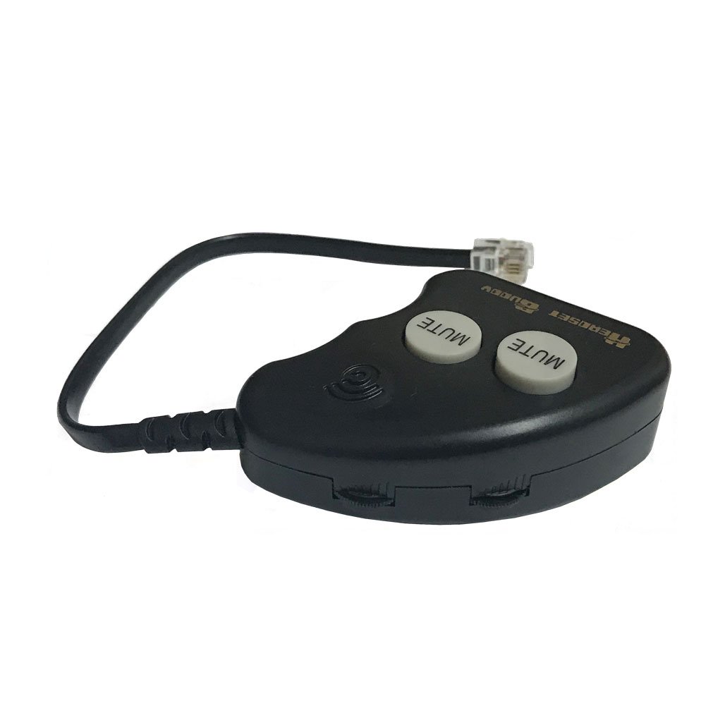 Headset Buddy Agent Buddy Side-by-Side Training Switch Y Adapter for RJ9/RJ10/RJ22 Connections (HM-RJ9) - Perfect for Call Center Training & Customer Service Scenarios