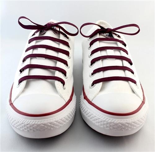 Premium Maroon Parachute Sneaker Laces - 45 Inches/114cm Length - Durable & Stylish Shoe Strings for Running, Hiking & Casual Wear