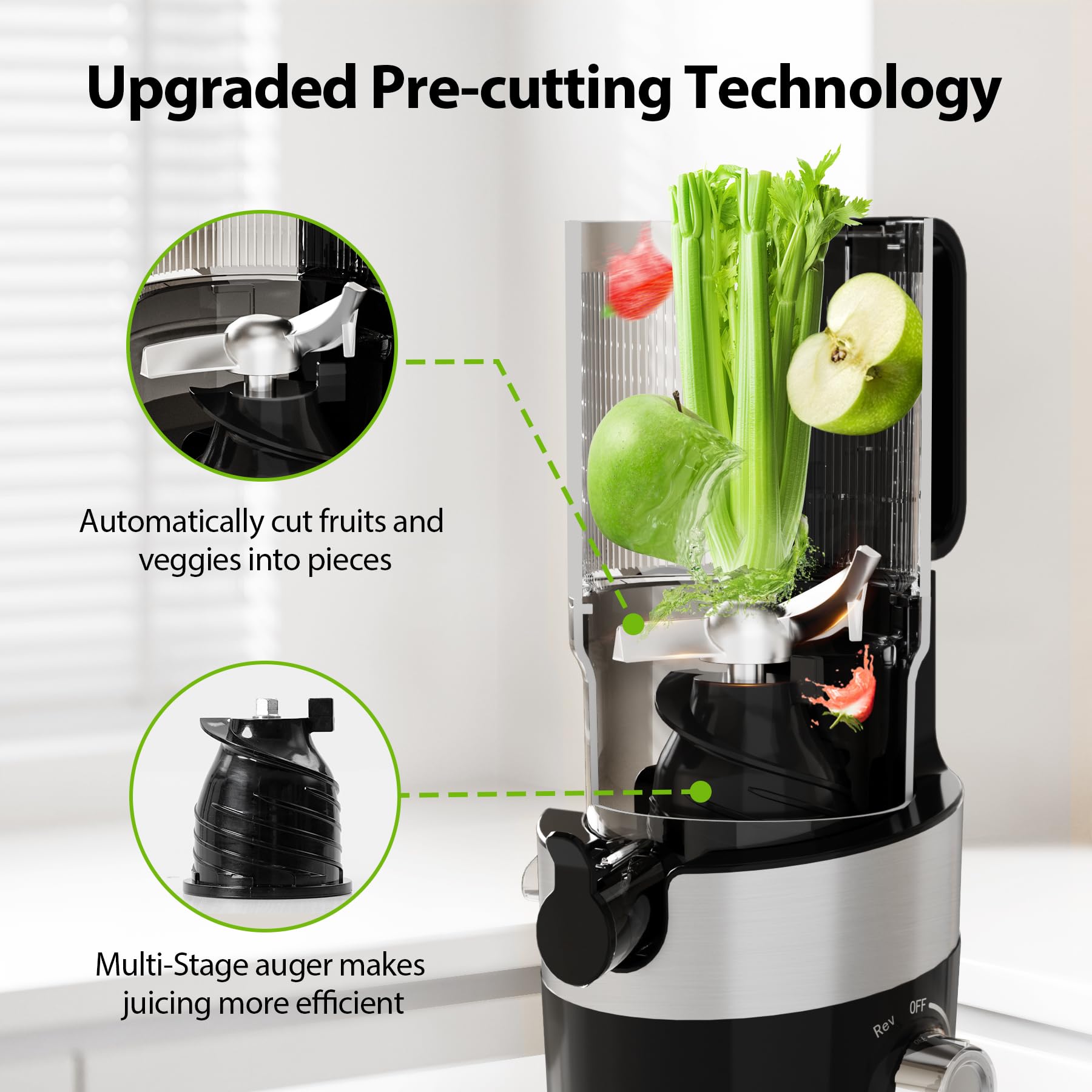 Aeitto Cold Press Juicer Machine - 4.9