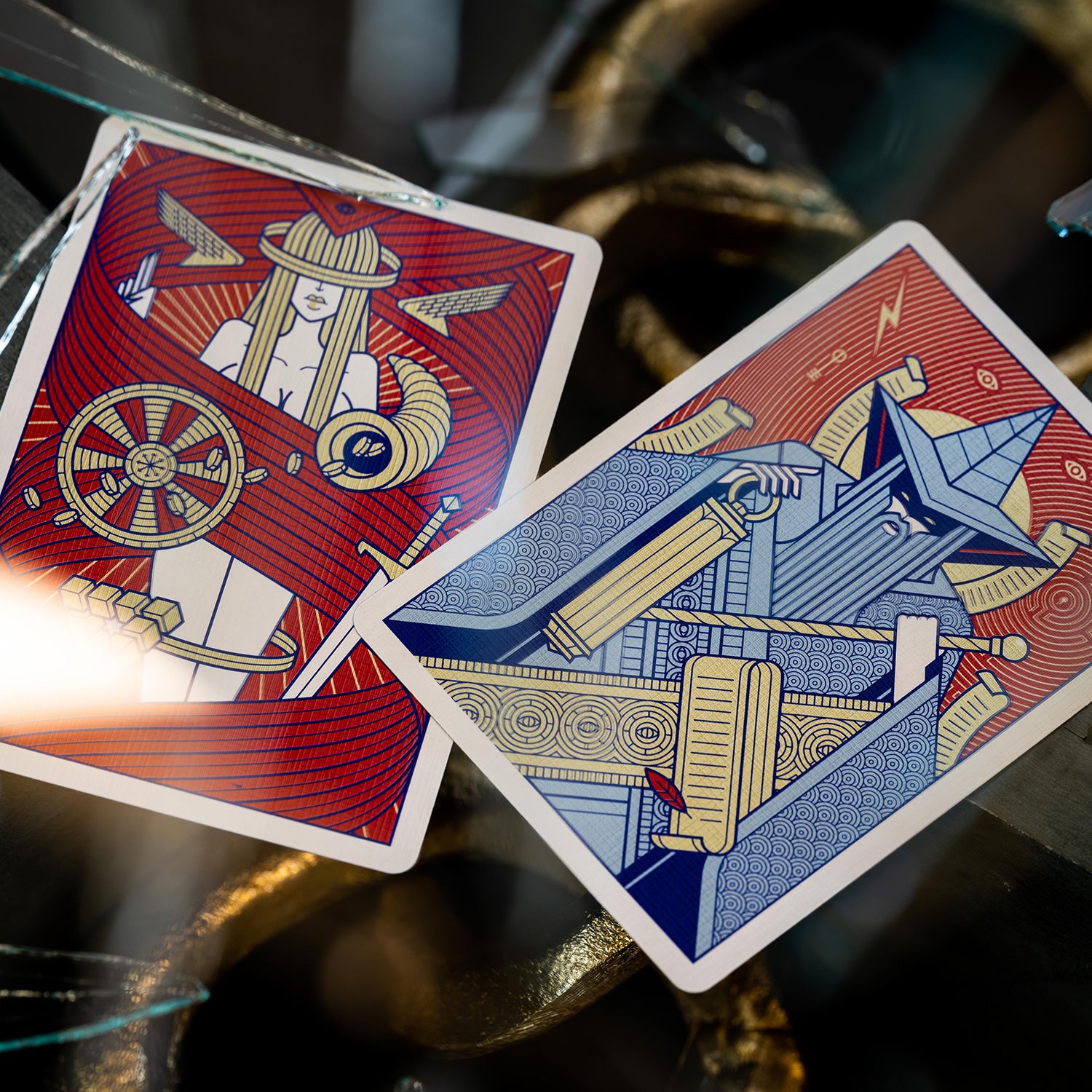 Memoria Ancestrale Playing Cards - Premium Tarot-Style Deck for Collectors & Game Nights | Unique Gift for Card Enthusiasts & Spiritual Seekers