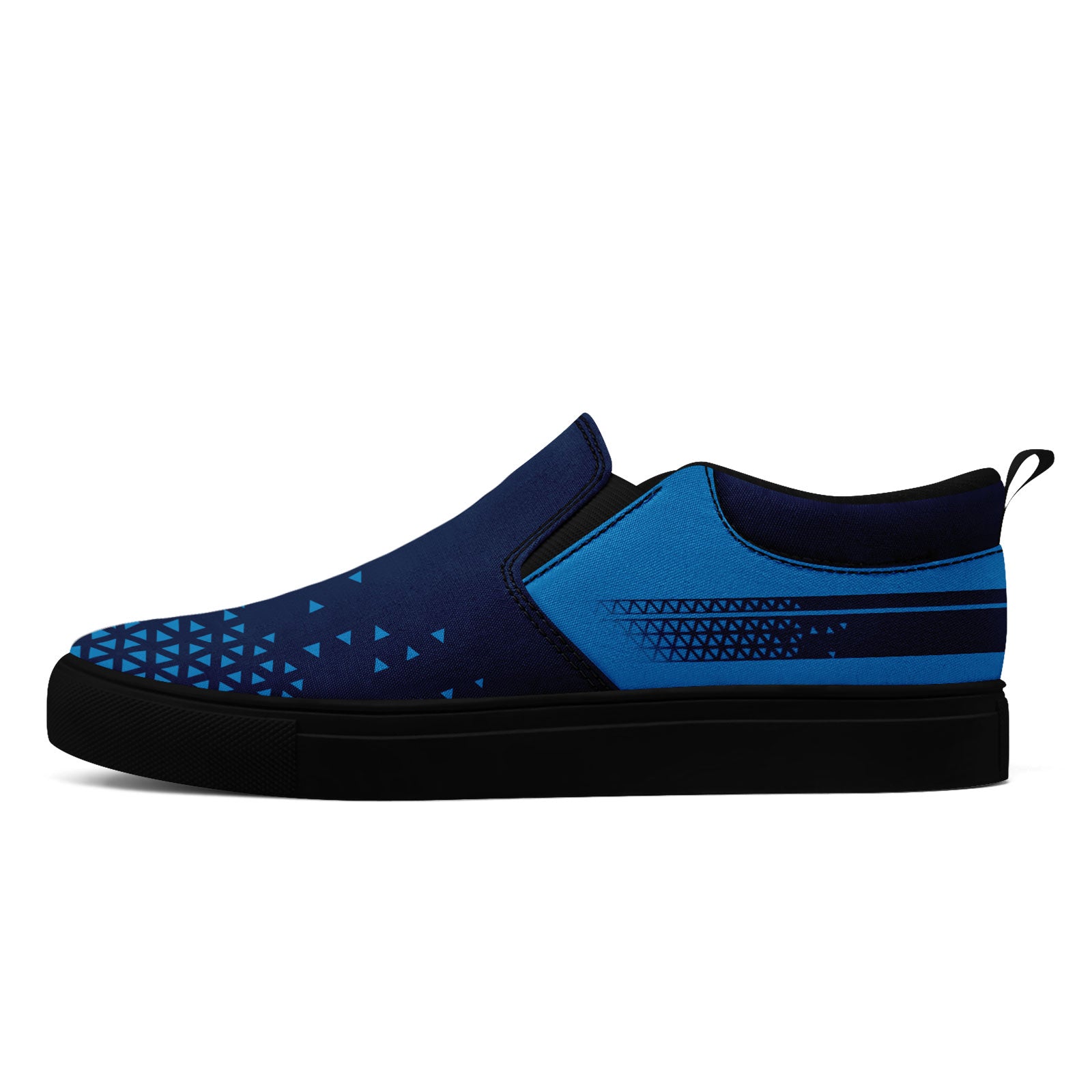 Custom Personalized Slip-On Canvas Sneakers for Men & Women - Handmade Breathable Comfortable Shoes for Casual Wear, Walking & Travel - FN071 E023042