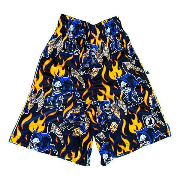 Boys Reaper Lax Shorts - Lightweight Performance Lacrosse Shorts for Youth Players - Perfect for Training, Games & Outdoor Sports