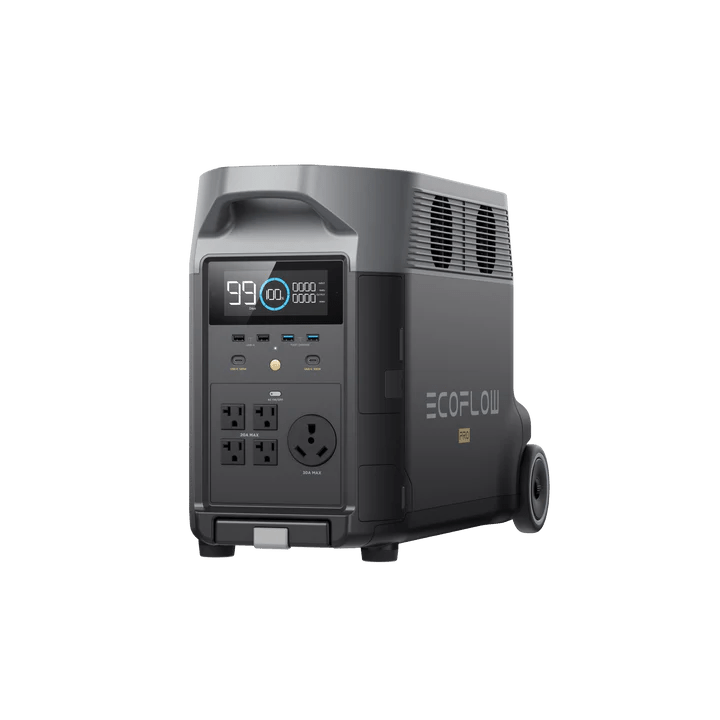 EcoFlow DELTA Pro 7200Wh 3600W Portable Power Station with Extra Battery & 200W Solar Panel Kit - Solar Generator for Home Backup, Camping, RV, Outdoor Adventures, Emergency Power Supply