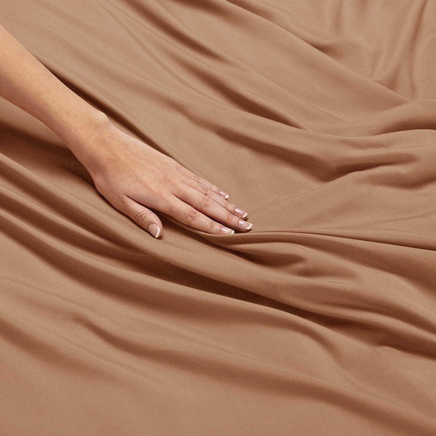 Premium 300 GSM Organic Cotton Duvet Cover & Comforter Set - 500 Thread Count, 2-Piece King Size in Camel - Ultra Soft Bedding for Cozy Sleep & Luxurious Bedroom Decor
