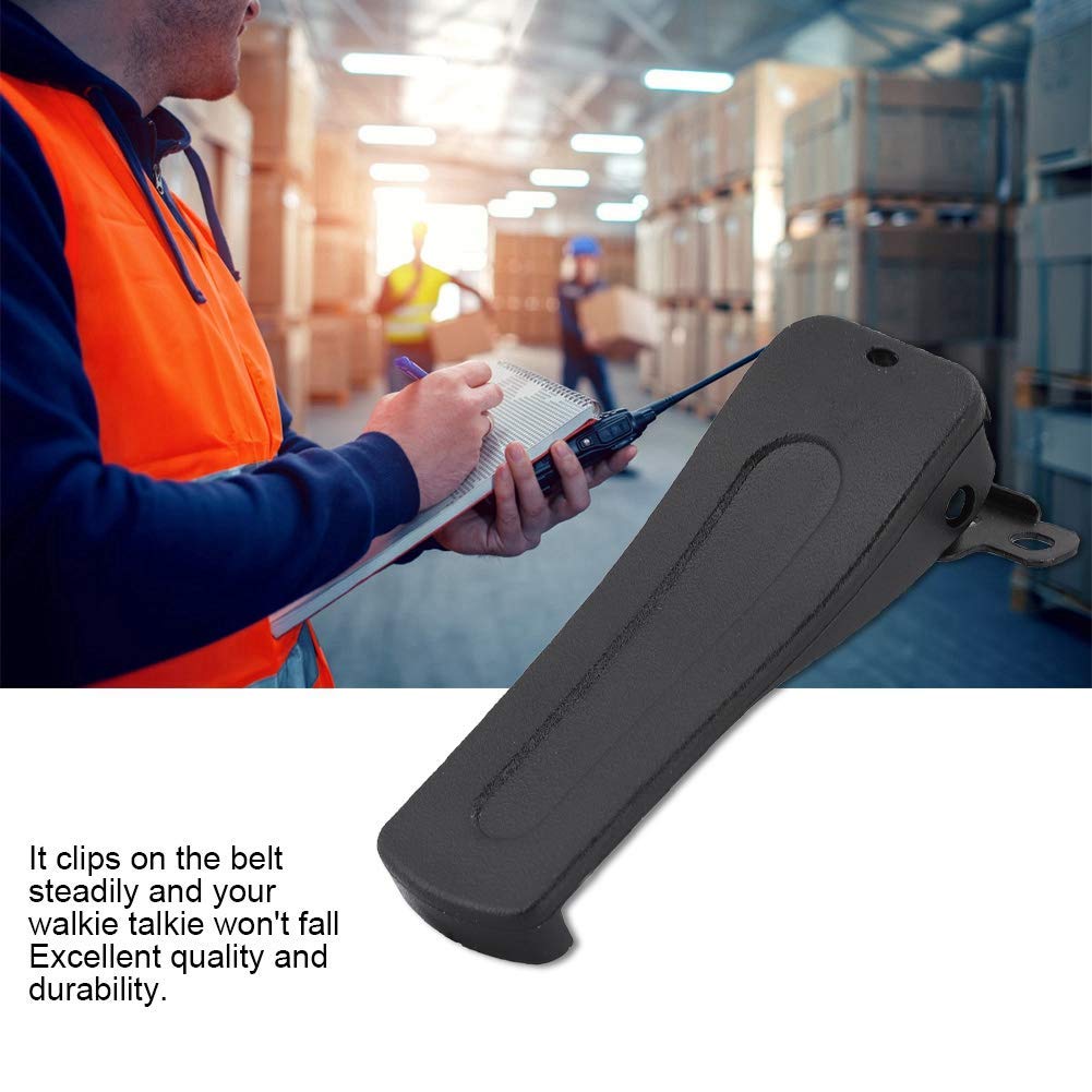 Original 10 Pack H777 Belt Clip Replacement for Baofeng BF-888S BF-666S BF-777S & Retevis H-777 Walkie Talkie - Secure Hands-Free Communication for Construction, Security, and Outdoor Activities