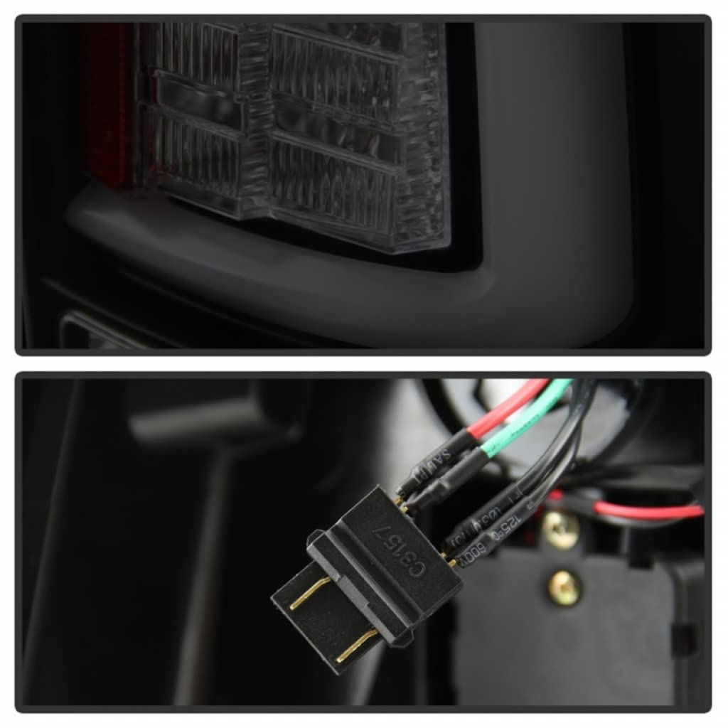 Spyder LED Tail Lights Pair & Light Bar for Dodge Ram 1500/2500/3500 (2009-2010) - Model 5084033 | Durable & Bright Lighting for Night Driving & Off-Road Adventures
