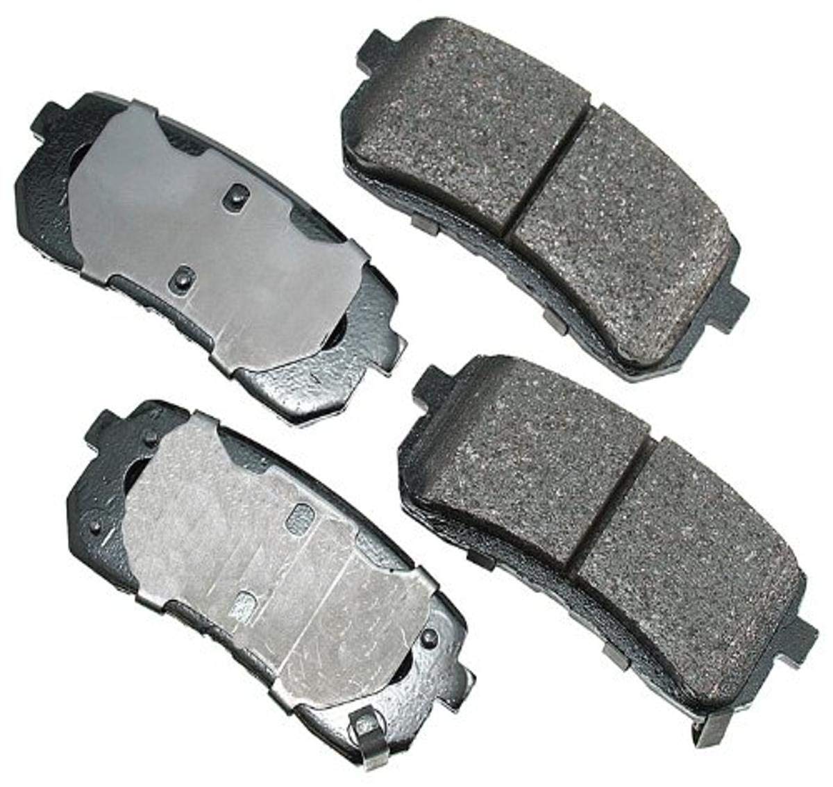 Akebono Ultra-Premium Ceramic Brake Pad Set - Low Noise, Dust-Free Performance - Perfect for Daily Commuting & High-Performance Driving