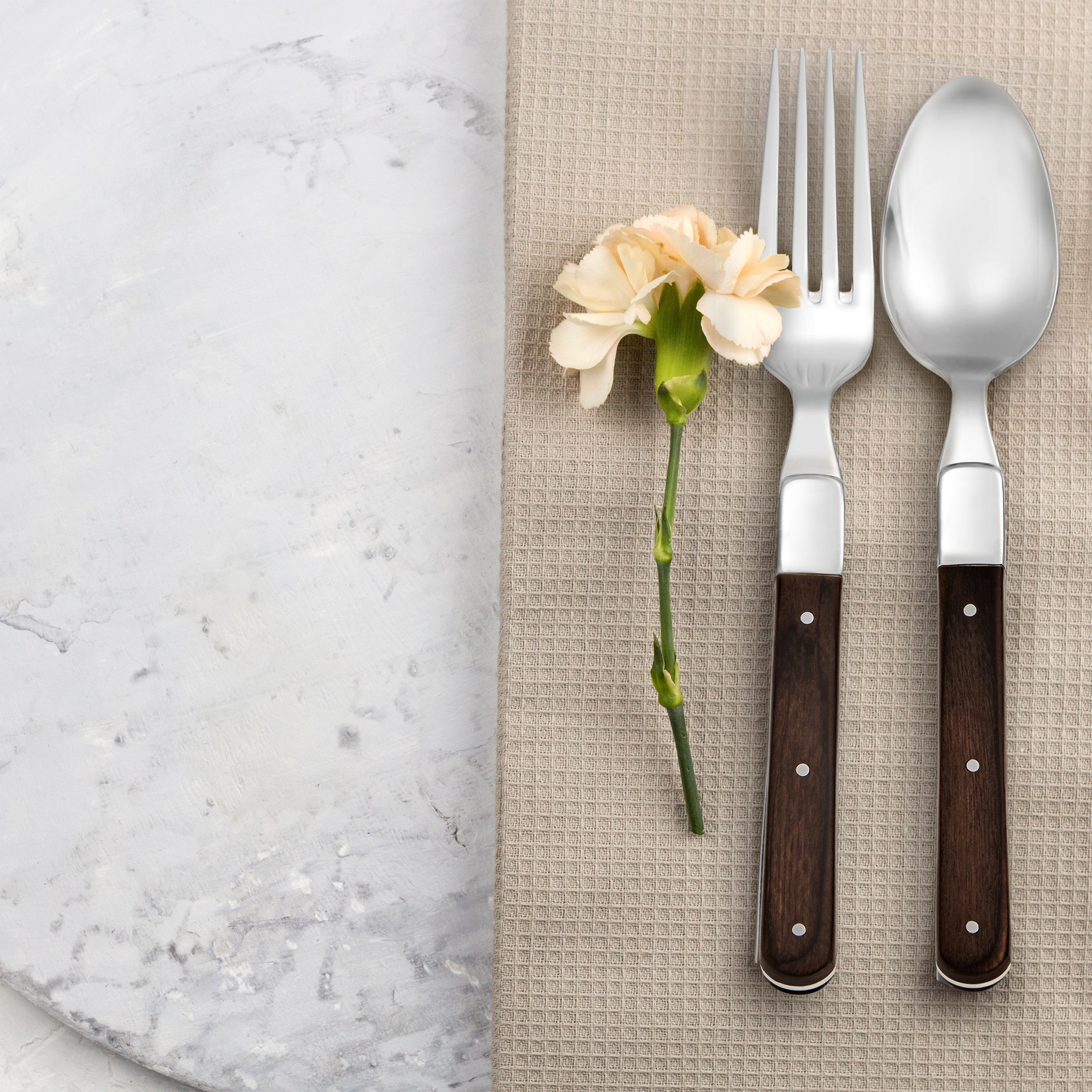 Premium St. Michel 20-Piece Stainless Steel Flatware Set - Elegant Silverware for 4-Person Place Setting - Perfect for Dinner Parties, Weddings & Everyday Dining
