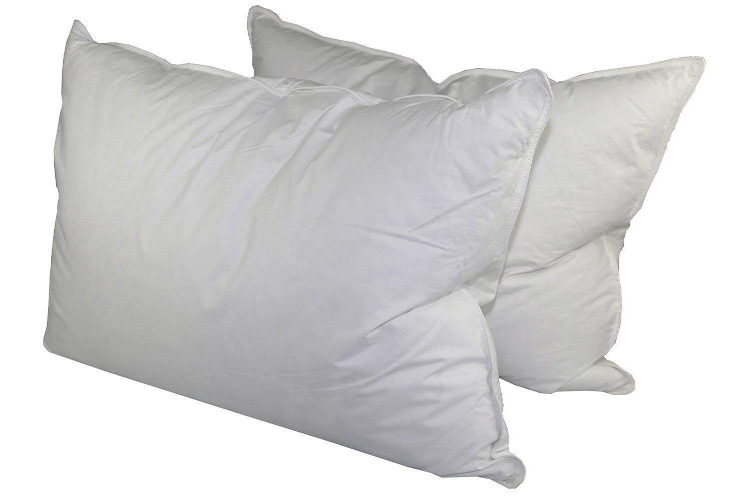 Premium Down Dreams Classic Jumbo Pillow Set of 2 - Ultra Soft Hypoallergenic Bed Pillows for Side, Back & Stomach Sleepers - Perfect for Home, Hotel & Guest Room Comfort