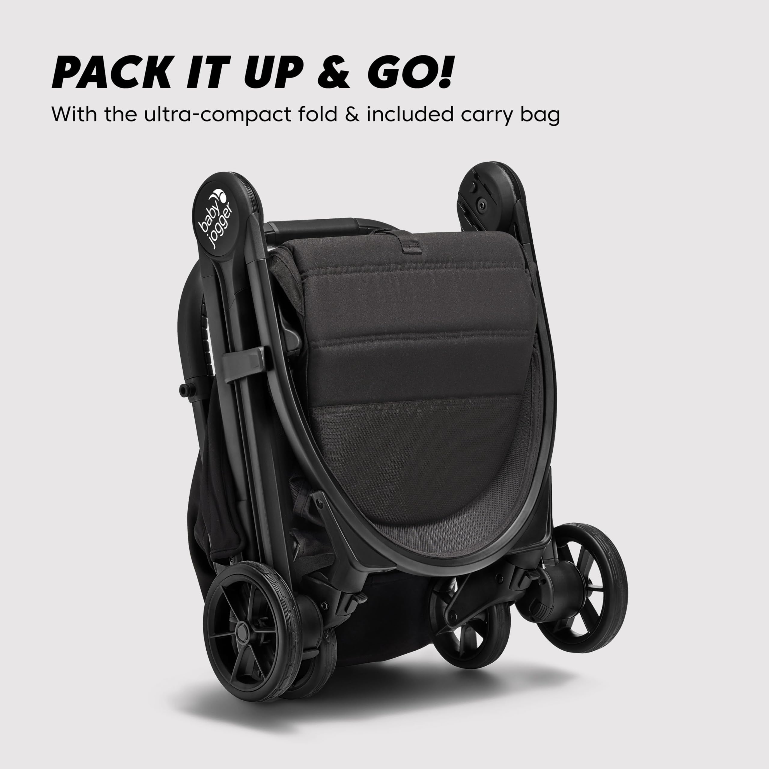 Baby Jogger City Tour 2 Eco Collection Lightweight Stroller - Easy Fold, Adjustable Calf Support, Eco Black | Perfect for Urban Travel, Shopping & Outdoor Adventures with Baby
