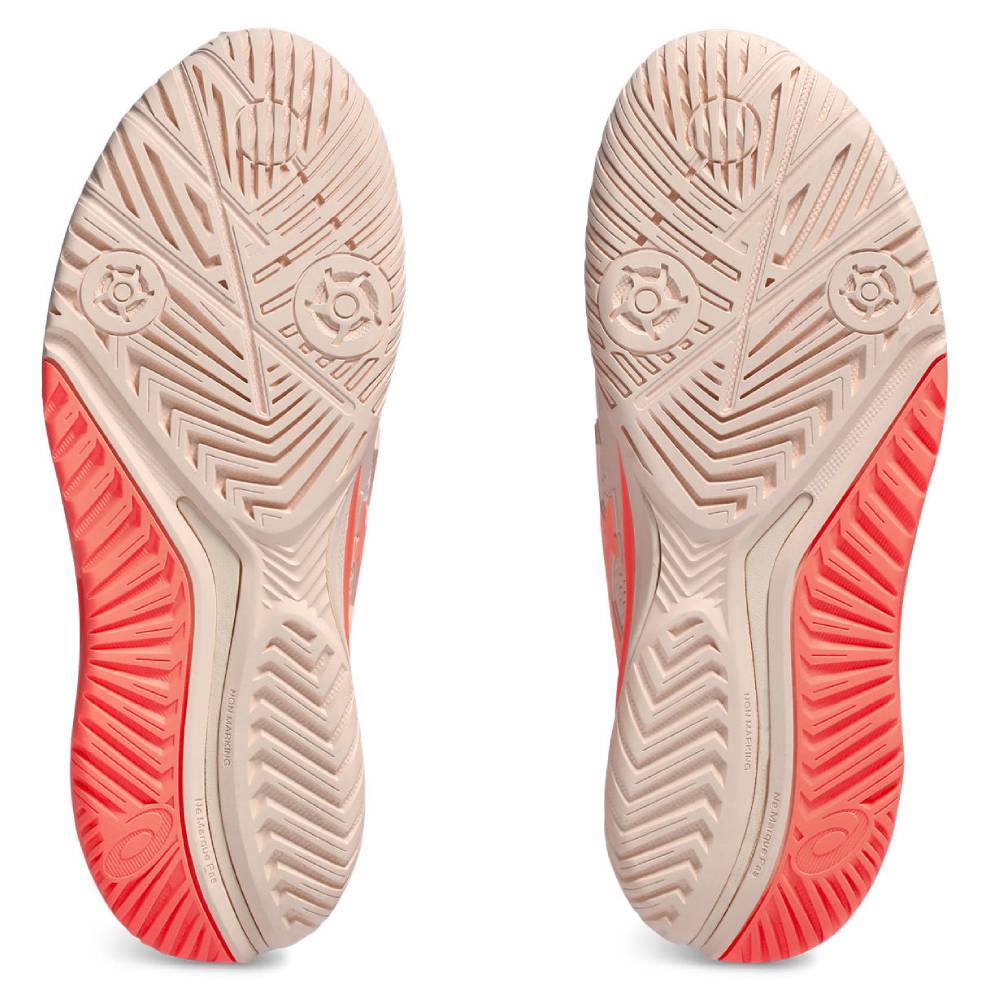 ASICS Gel Resolution 9 Women's Tennis Shoes - Pink/Sun Coral | High-Performance Court Shoes for Women | Perfect for Competitive Tennis & Training Sessions