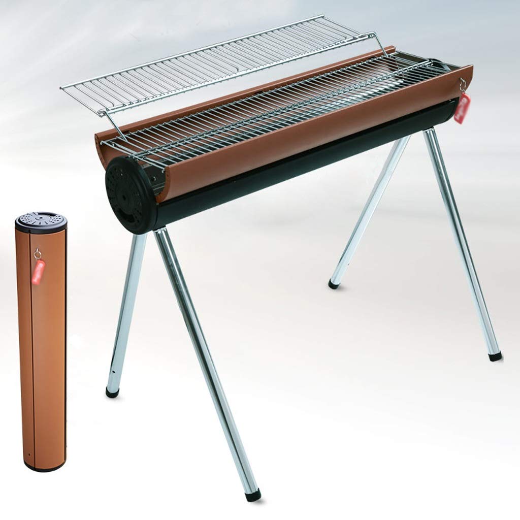 Portable Folding Charcoal BBQ Grill for Outdoor Cooking, Camping, Picnics & Backyard - Compact & Lightweight Design for Easy Transport & Storage