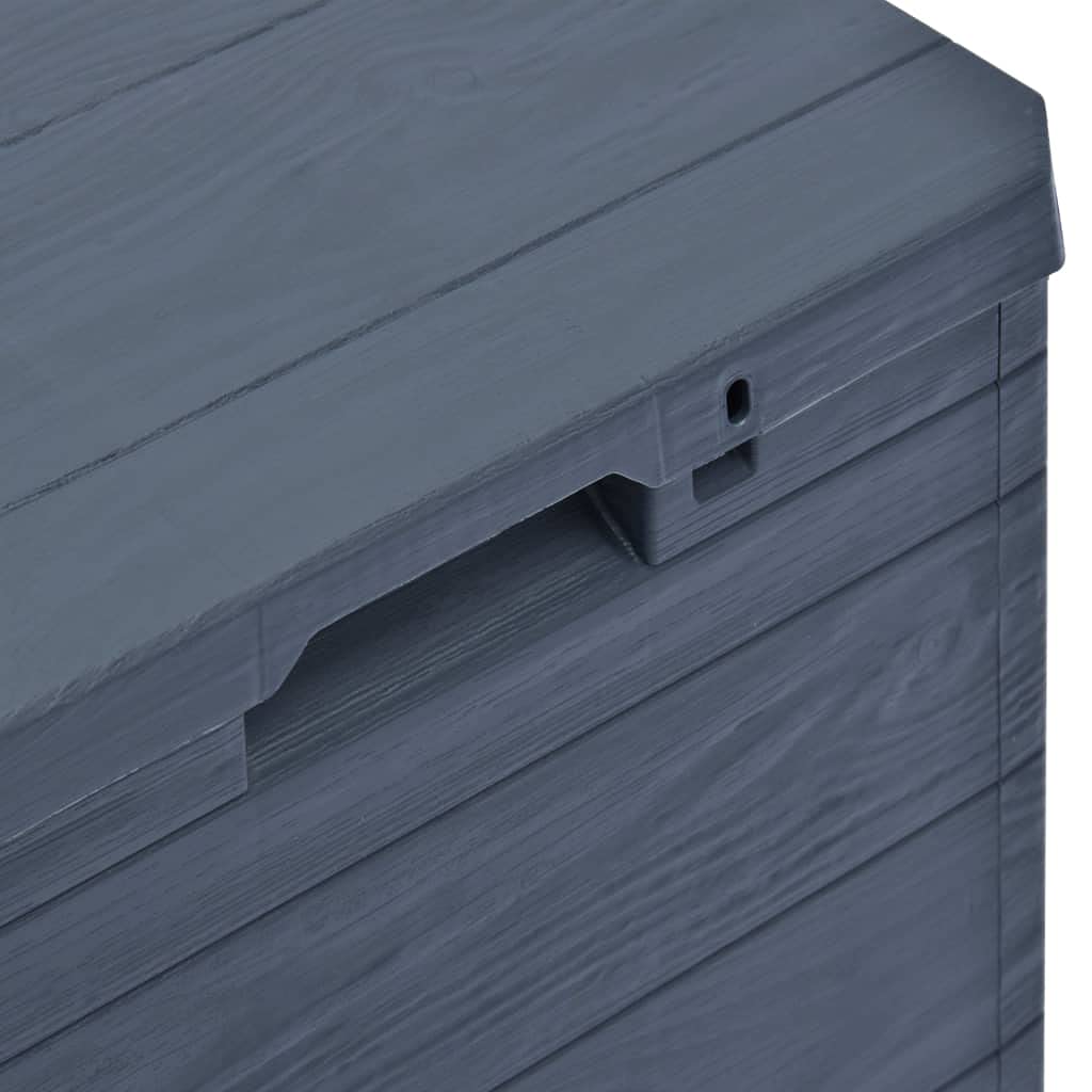 Weather-Resistant Garden Storage Box with Lid - 23.8 Gal Anthracite Outdoor Organizer for Yard Tools, Pool Accessories, Cushions & Pillows | Perfect for Patio, Deck, and Backyard Storage