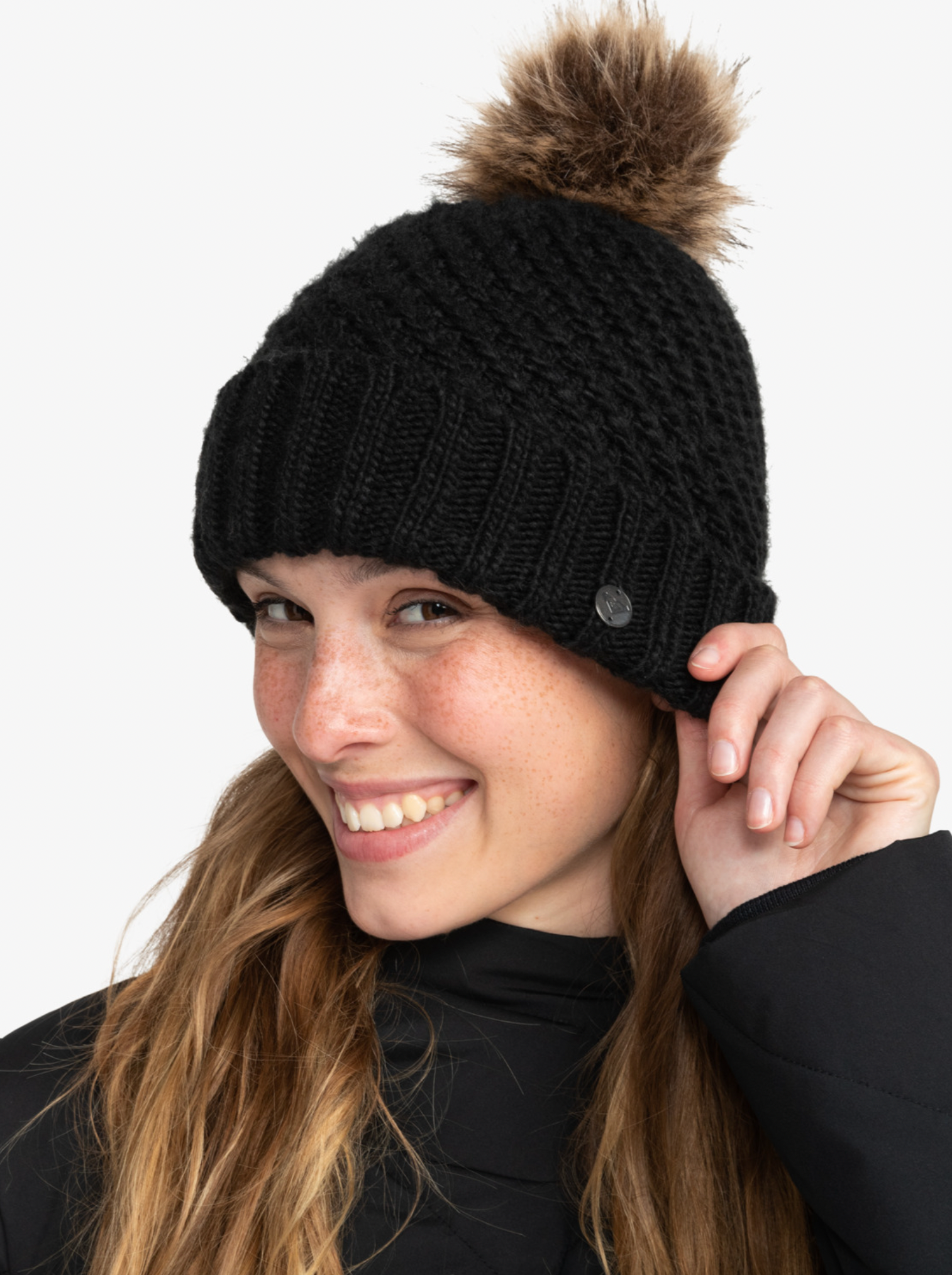 Roxy Women's Blizzard Beanie - Soft Winter Knit Hat for Cold Weather, Outdoor Activities & Snow Sports