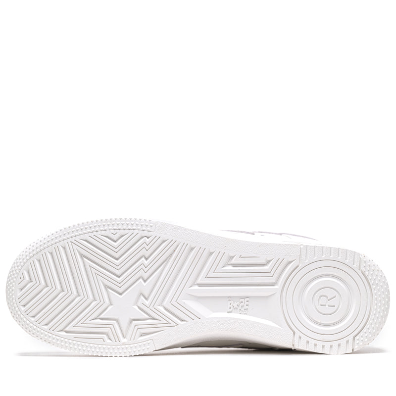 Bape Sta #3 White Sneakers - A Bathing Ape Streetwear Shoes for Men | Casual Wear & Urban Fashion Lifestyle