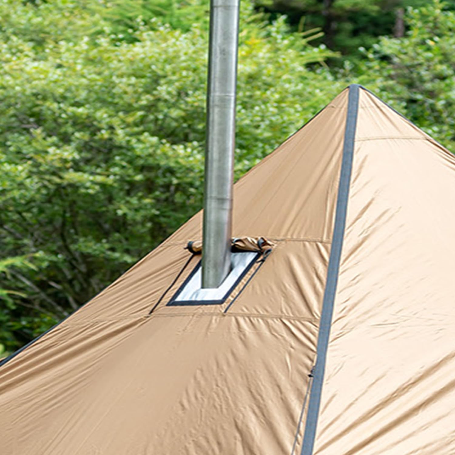 SOLOWILDER Flame-Retardant Stove Jack Kit for Hot Tents - 9.4
