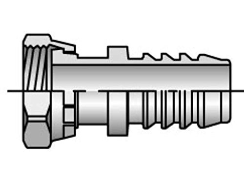 Parker Barbed Nipple Female Seal-Lok Swivel Straight Long - Hydraulic Fitting Connector for Industrial Equipment & Agricultural Machinery