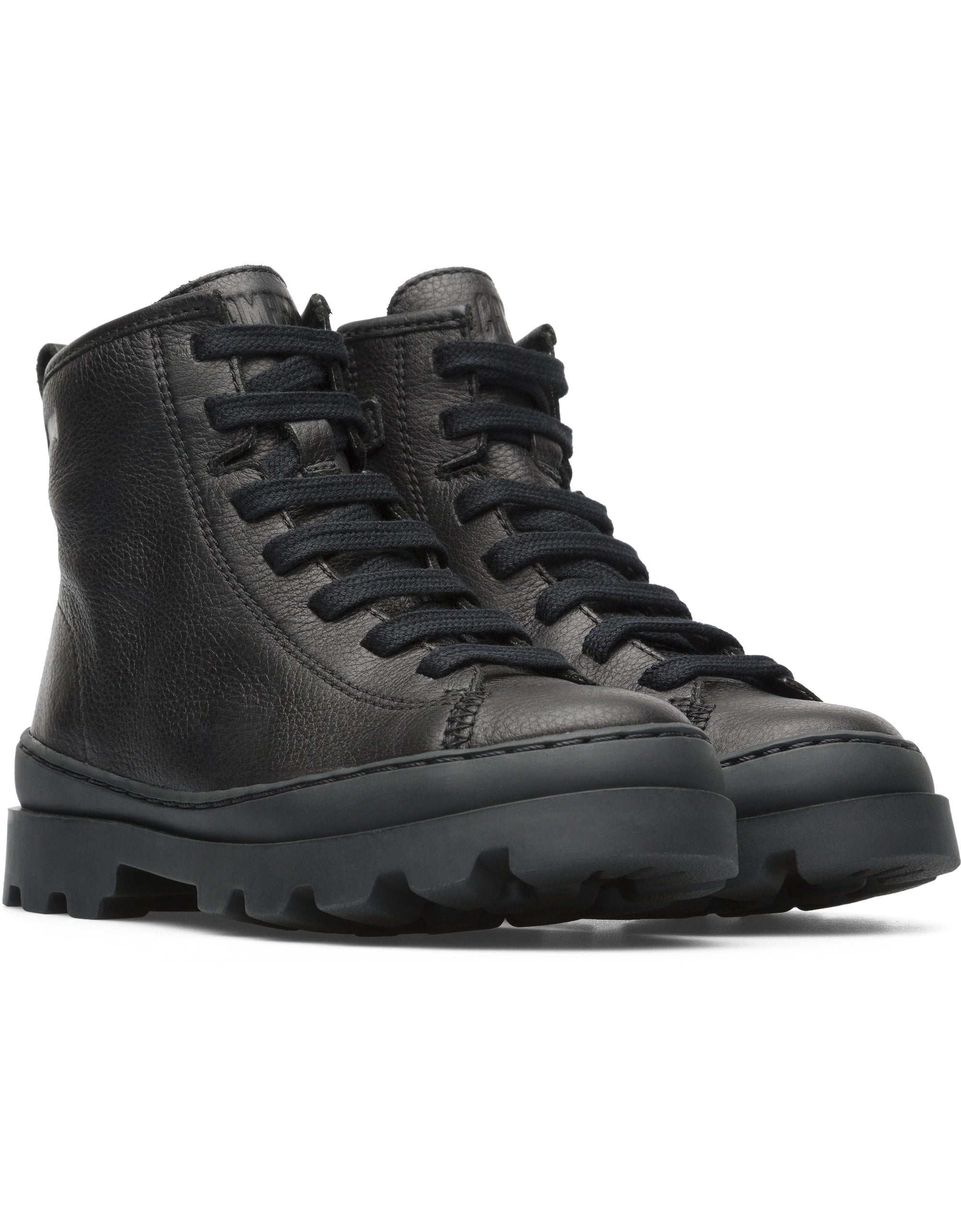 **Brutus Black Kids' Camping Shoes - Durable & Comfortable Hiking Footwear for Outdoor Adventures**