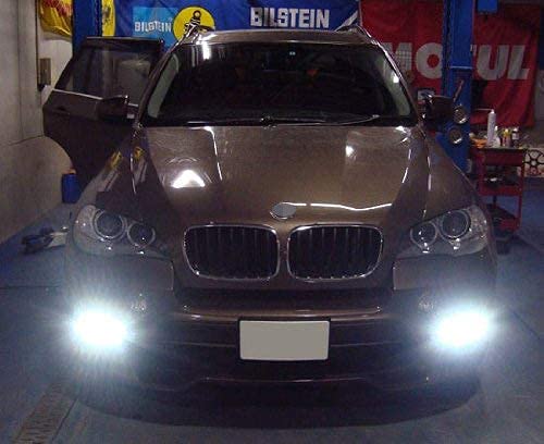 iJDMTOY Xenon White LED Daytime Running Lights for 2011-2013 BMW X5 E70 LCI - OEM Fit DRL Bezel with 9 High-Power LEDs per Lamp - Perfect for Enhanced Visibility & Style Upgrade