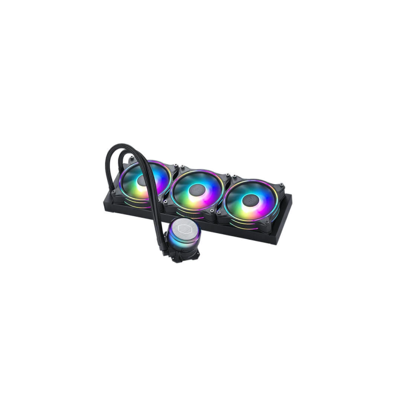 Cooler Master MLX-D36M-A18P2-R1 CM MasterLiquid ML360 Illusion ARGB CPU Liquid Cooler - 360mm Radiator, Triple 120mm ARGB Fans, Intel/AMD Compatible - Perfect for Gaming PCs, Workstations, and High-Performance Cooling