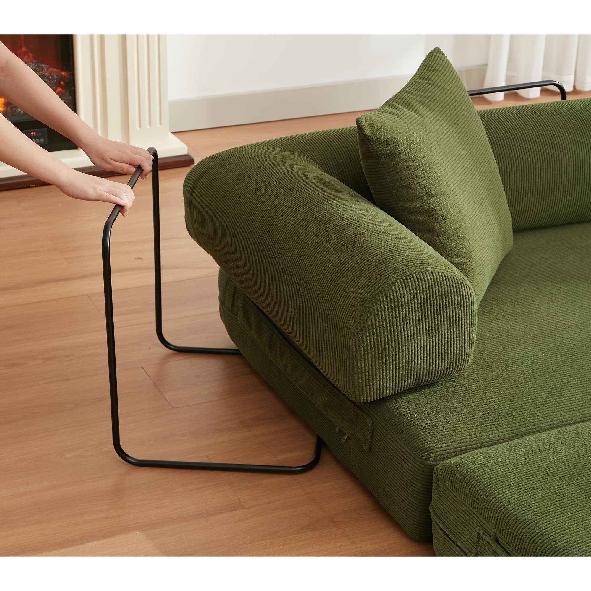 4 in 1 Convertible Sleeper Sofa Bed - 78.5