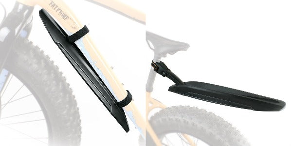 Fatboard Fender Set for 5.0 Tires - Universal Fit Mud Guards for Fat Tire Bikes - Perfect for Mountain Biking, Beach Cruisers & Off-Road Adventures