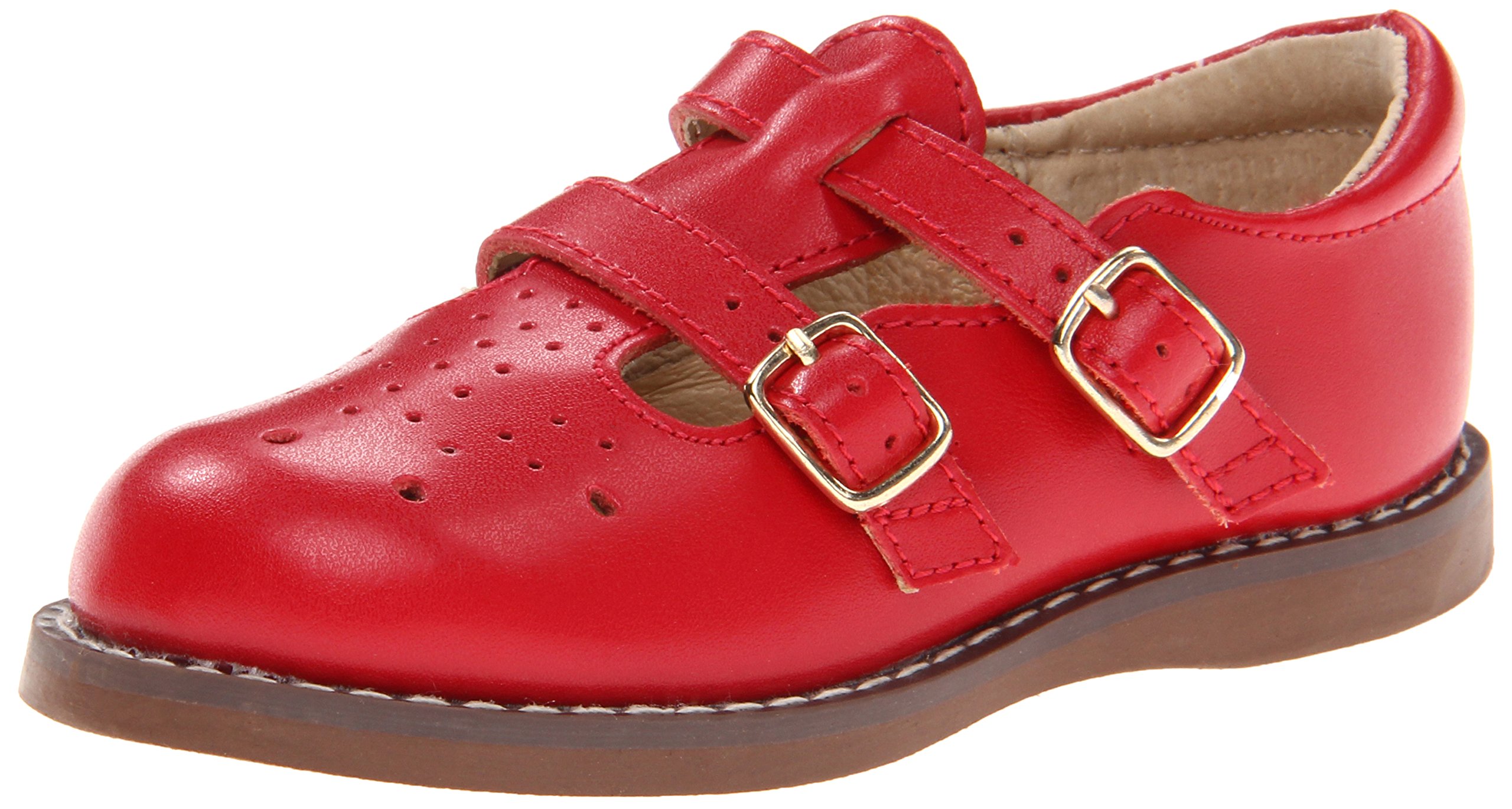 FOOTMATES Baby Girls Danielle 3 Mary Jane Flats - Infant Toddler Little Kid Shoes for Dress Up, School & Special Occasions