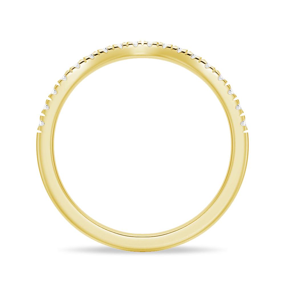 French Pave Petite Moissanite Wedding Band - Dainty Stackable Ring for Women, Engagement & Anniversary Gift - Perfect for Bridal Jewelry, Promise Rings & Special Occasions