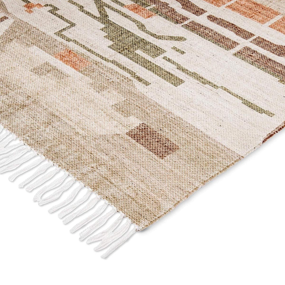 Allegra Abstract Tribal Runner Rug - Bohemian Style Non-Slip Hallway Carpet for Living Room, Bedroom & Entryway Decor