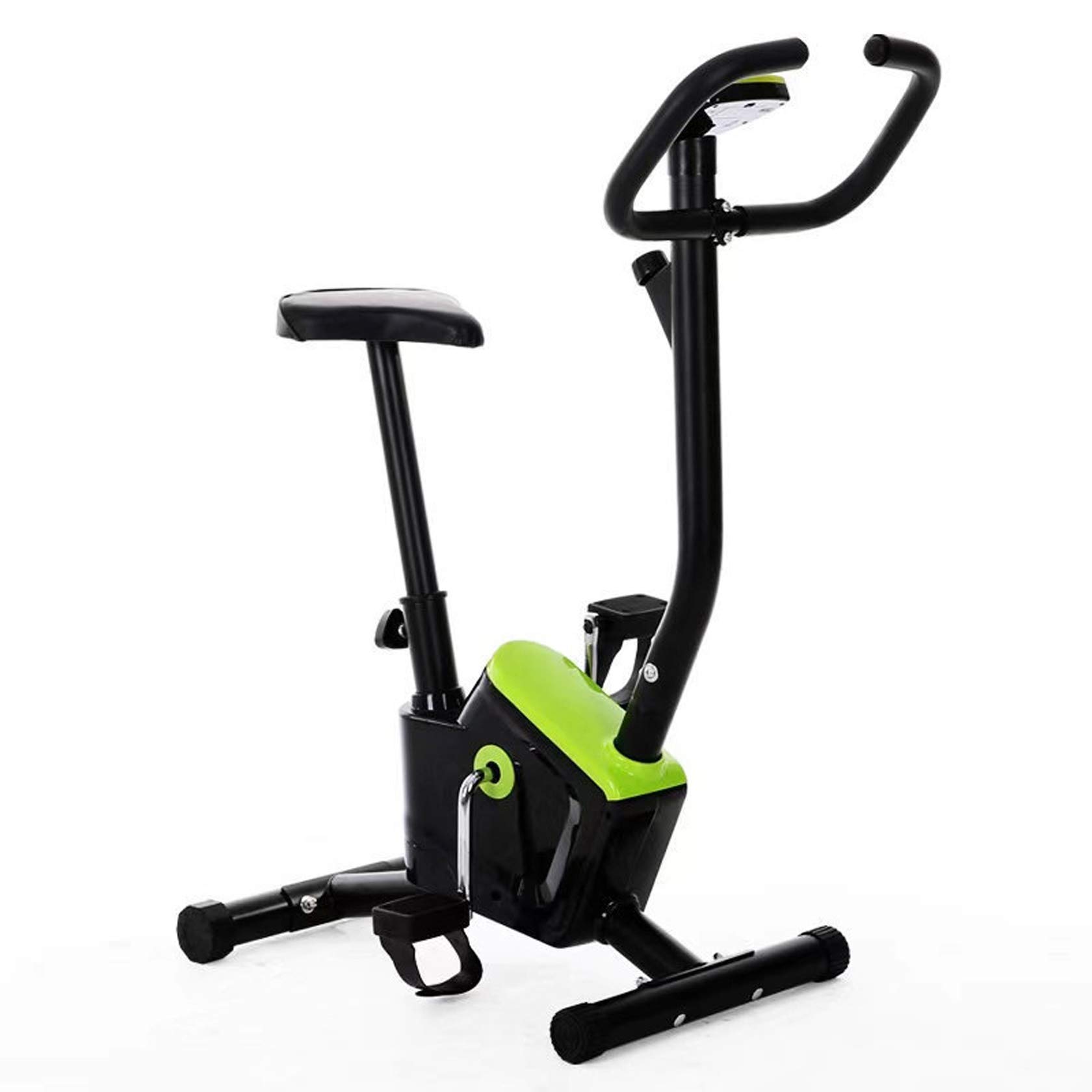Ultra Compact Pedal Exercise Bike with 8 Resistance Levels & LCD Display - Comfortable Saddle, Supports Up to 100kg - Perfect for Home Office Workout & Small Space Fitness