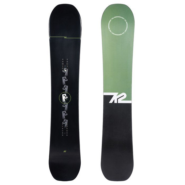 2023 K2 Broadcast Snowboard - All-Mountain Freestyle Snowboard for Men & Women | Perfect for Powder, Park & Backcountry Riding