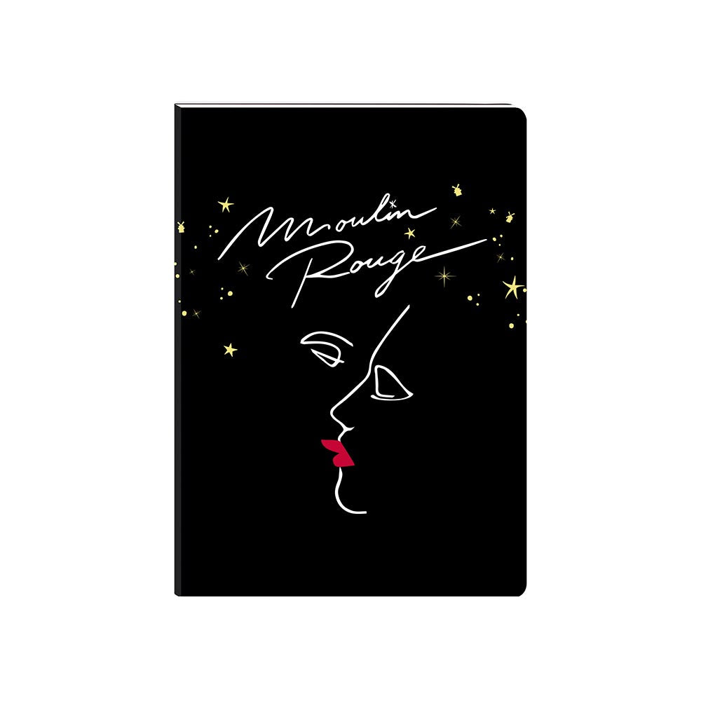Clairefontaine Moulin Rouge Softcover Notebook A6 - 80gsm Premium French Paper, Lined Journal for Writing & Sketching - Perfect for Students, Artists & Office Use