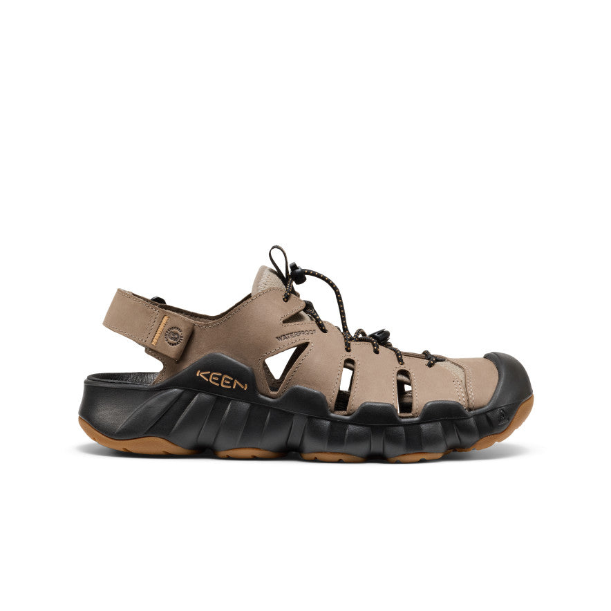 Men's Hyperport Fisherman Leather Sandal - Brindle/Oak Buff | Comfortable & Durable Outdoor Sandals for Hiking, Beach & Casual Wear
