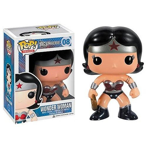 DC Universe New 52 Wonder Woman Pop! Vinyl Figure - Collectible Superhero Statue for DC Fans, Home Decor & Gift for Comic Book Lovers
