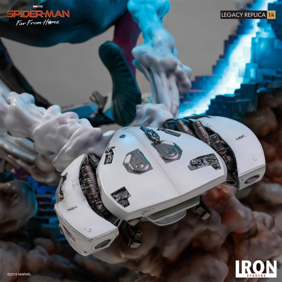 Iron Studios Spider-Man: Far From Home Legacy Replica 1/4 Scale Statue – Premium Collectible for Marvel Fans, Home & Office Display