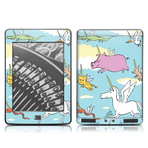DecalGirl Kindle Touch Skin - Fly Design Protective Cover | Compatible with Kindle Touch (Not for Paperwhite) | Durable Vinyl Sticker for Customization & Scratch Protection | Perfect for Travel, School, and Everyday Use