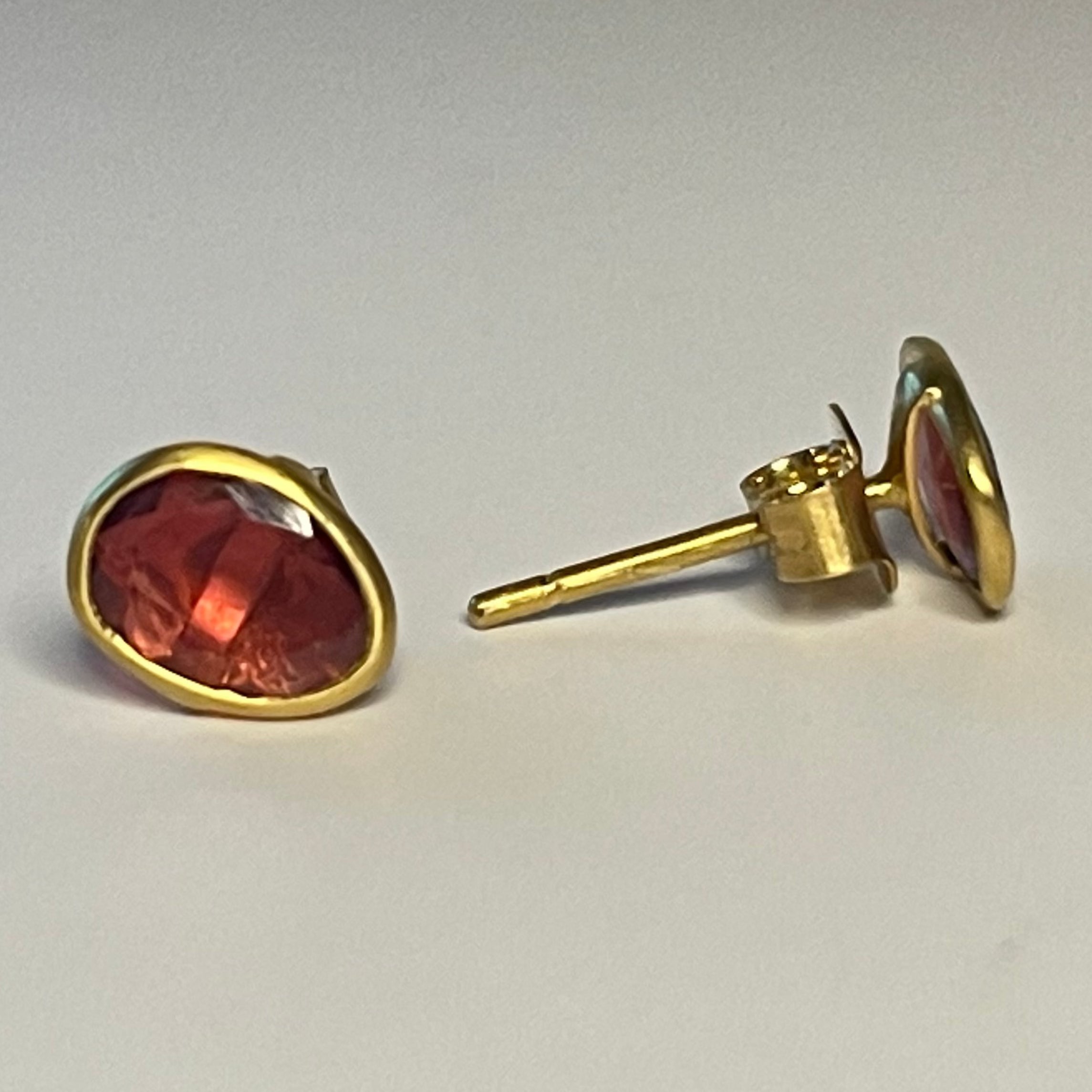 Natural Pink Tourmaline Sterling Silver Stud Earrings for Women - Elegant Everyday Jewelry Gift for Birthdays, Anniversaries & Special Occasions