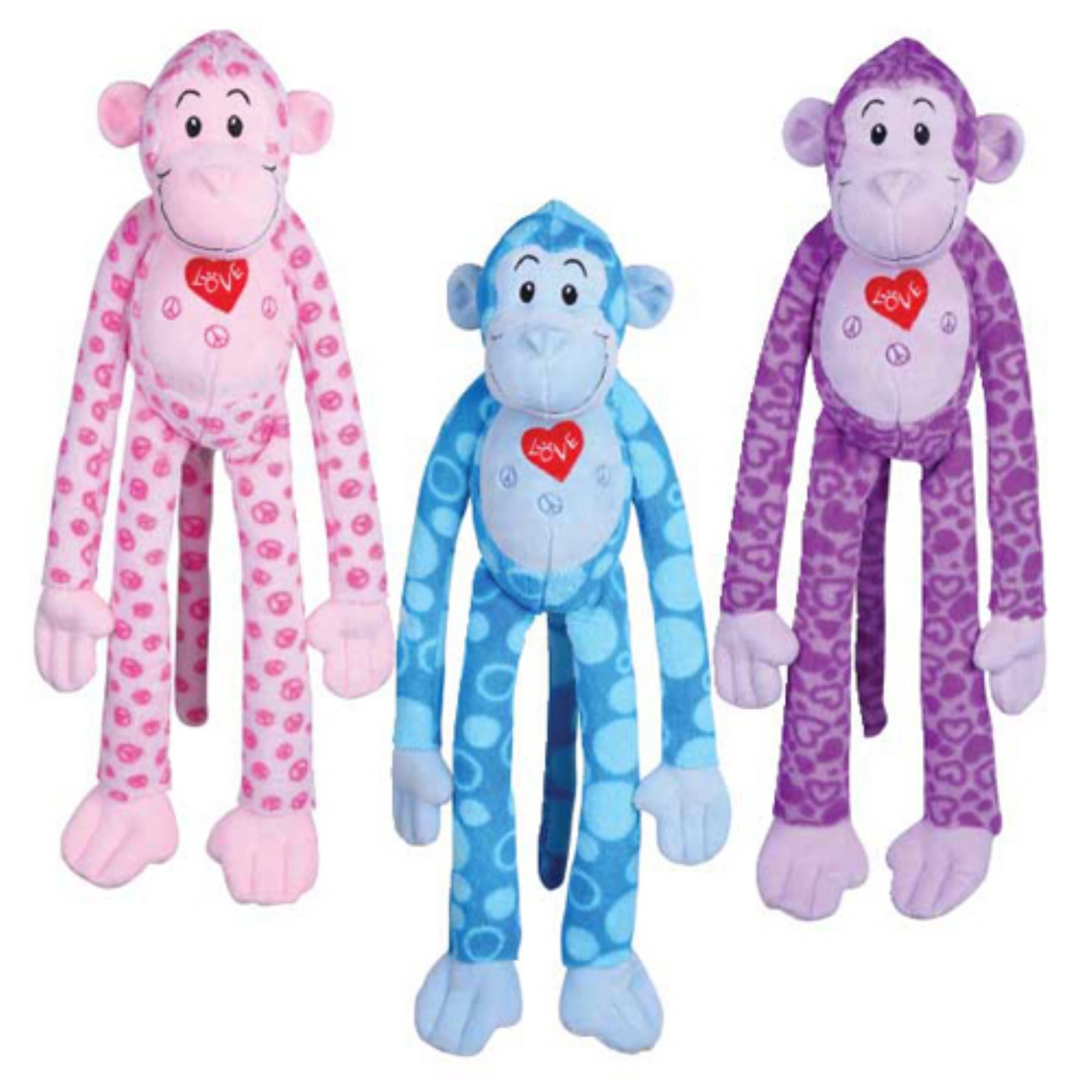 Zanies Groovy Gorilla Dog Toy - Durable Purple Chew Toy for Small & Medium Dogs - Perfect for Playtime, Training & Teething Relief