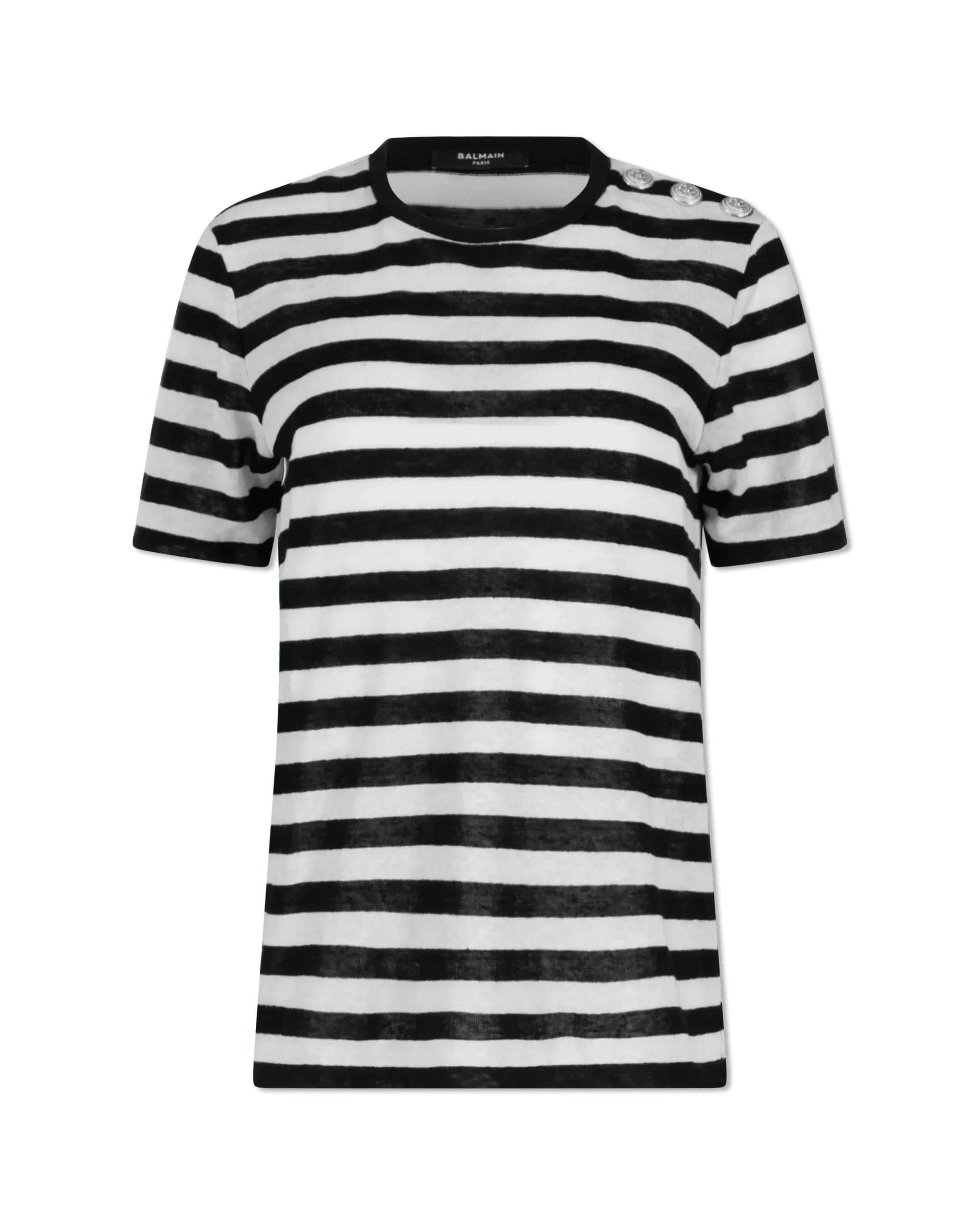 Stylish 3-Button Striped Linen T-Shirt for Men - Breathable Summer Casual Wear for Outdoors & Travel
