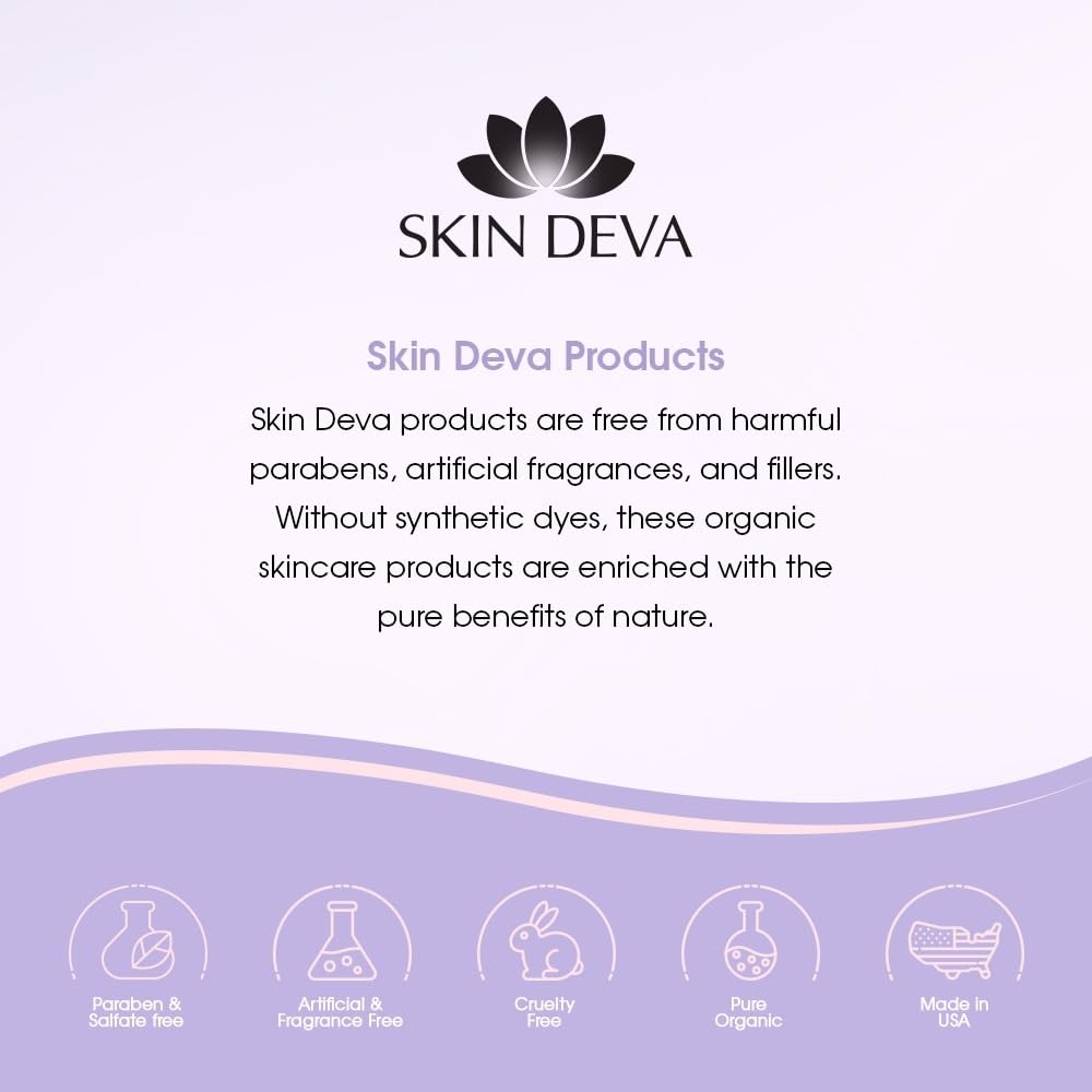 SKIN DEVA Vitamin C & Hyaluronic Acid Serum with Matrixyl 3000 - 1 oz Anti-Aging Face Serum for Dark Spot Correction, Wrinkle Reduction & Collagen Boost | Brightening Treatment for Dull Skin, Day & Night Use