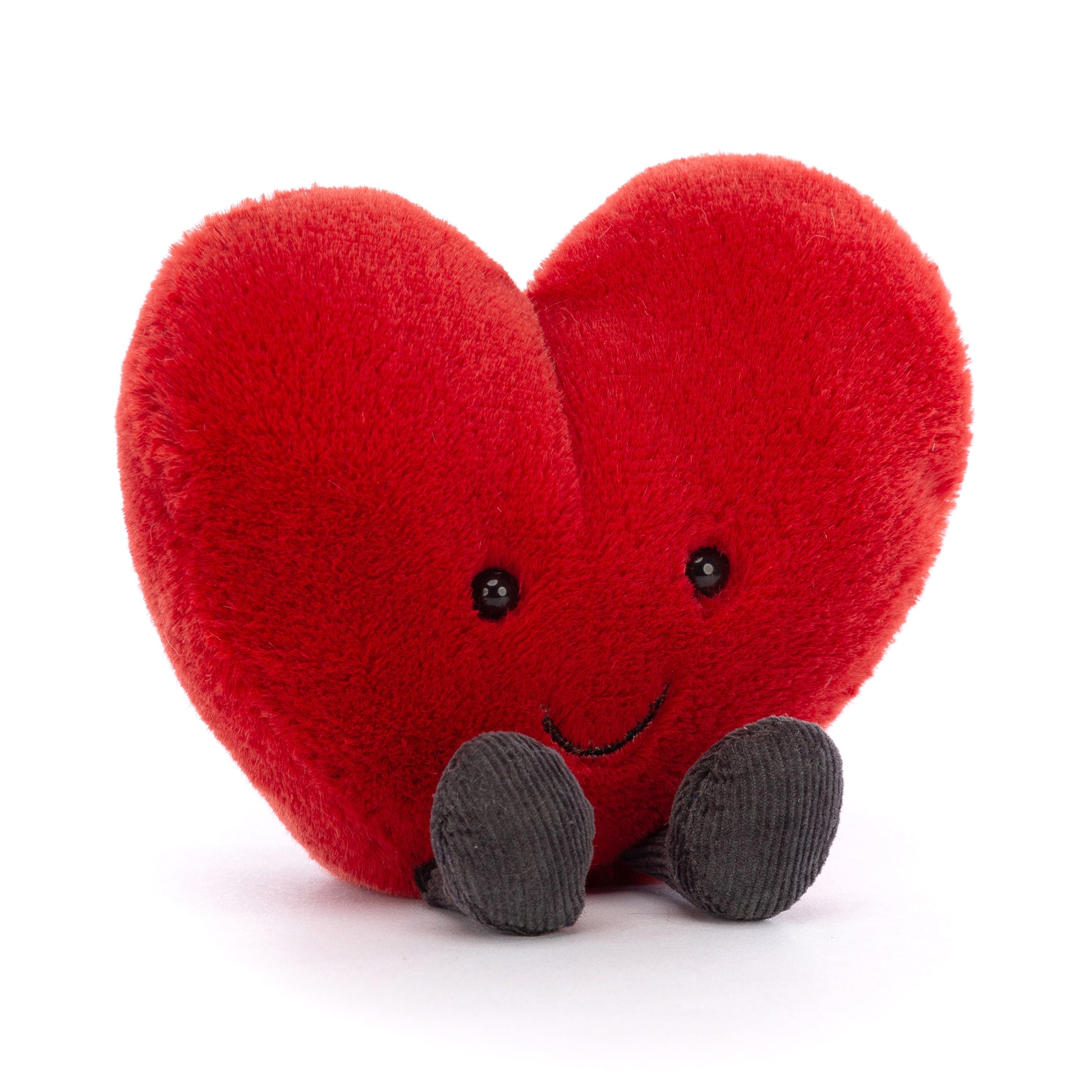 Amuseable Red Heart Plush Toy - Cute Soft Hugging Pillow for Valentine's Day Gifts, Anniversary Presents & Home Decor