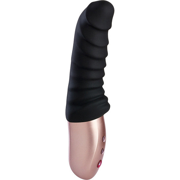 Fun Factory Semilino Ribbed Mini Vibrator - Waterproof & Rechargeable Personal Massager for Women - Perfect for Travel & Solo Pleasure