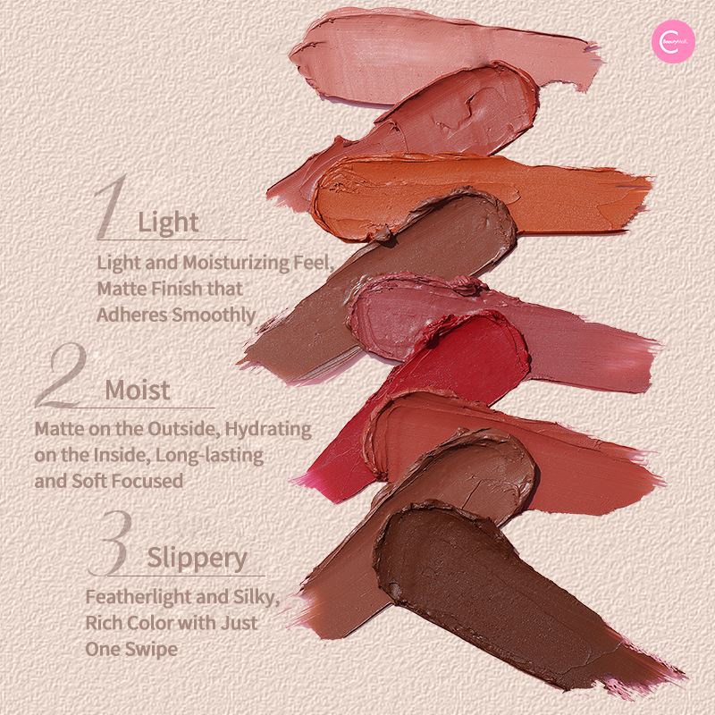 CARMELA Soft Matte Lip Mud Palette - Long Lasting Lipstick Set with 6 Velvety Shades for Women | Perfect for Everyday Wear, Parties & Special Occasions