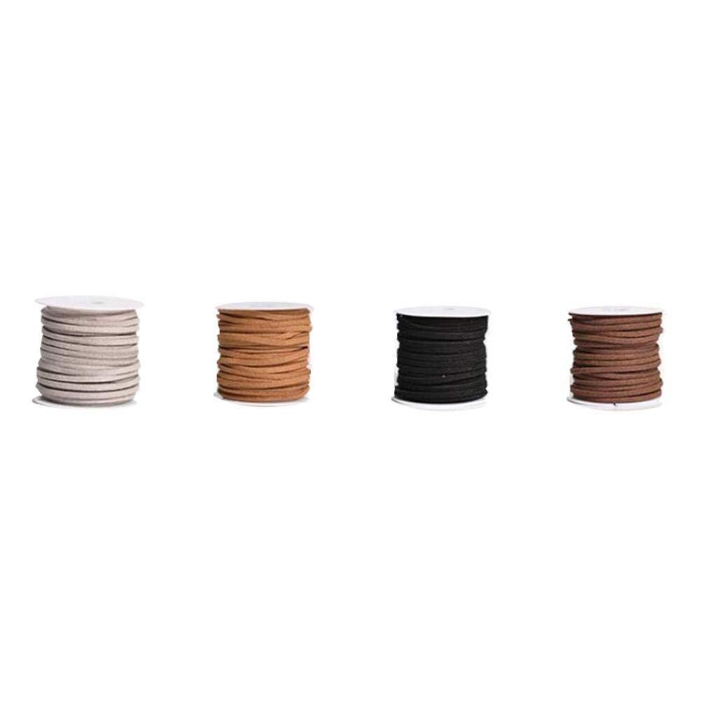 4pcs Leather Straps - Double Sided Ribbon Bands for Gifts & Packaging