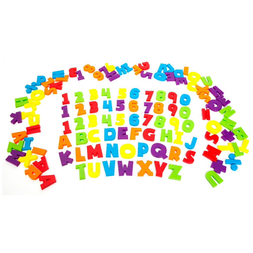 Boley Magnetic Alphabet & Number Set - 120pc Colorful ABC & 123 Learning Toys for Kids Ages 3+ | Preschool Educational Playset for Refrigerator, Whiteboard & Homeschooling Activities