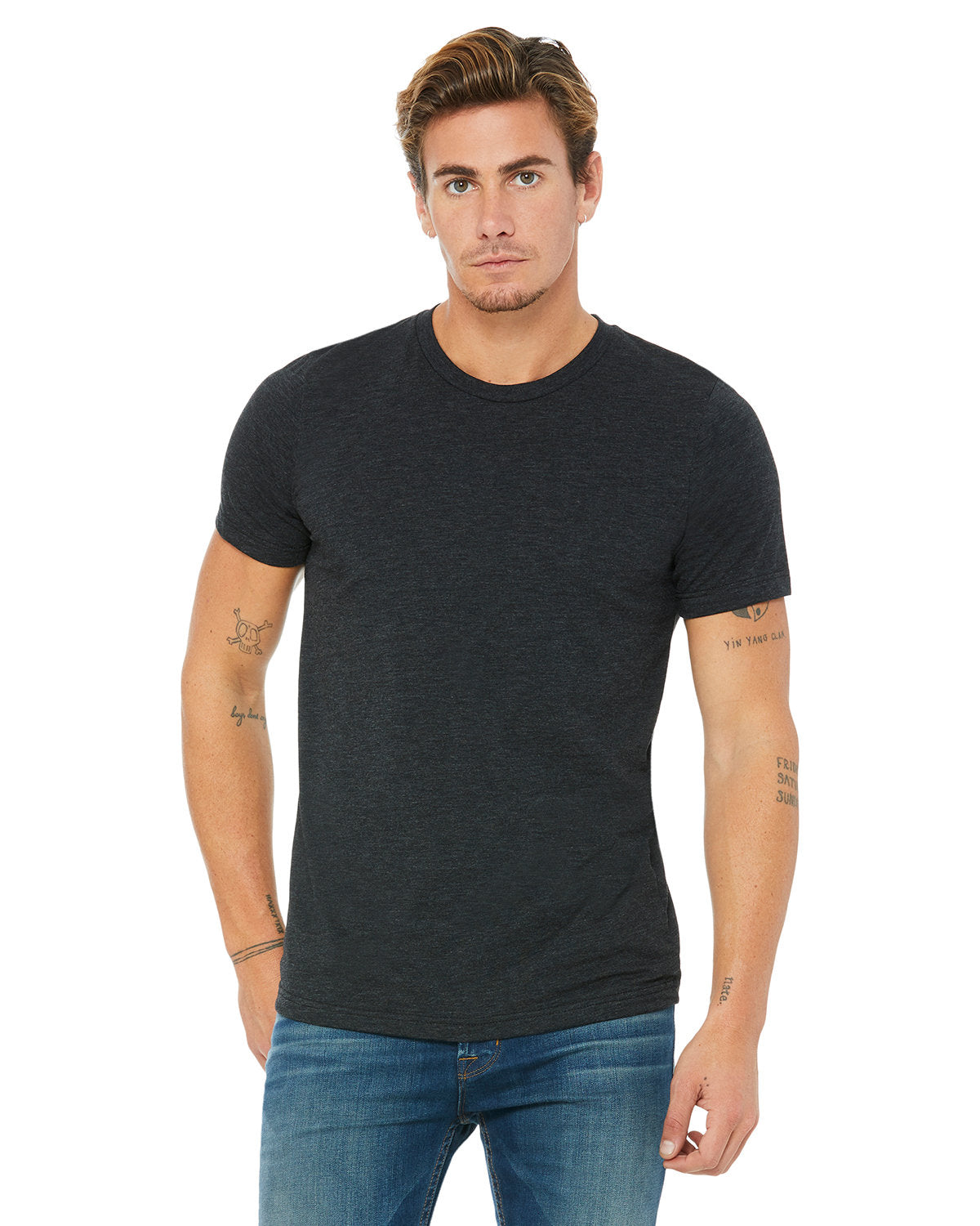 Bella + Canvas 3413C Premium Unisex Triblend T-Shirt | Soft Tri-Blend Fabric | Comfort Fit Crew Neck Tee for Men & Women | Perfect for Casual Wear, Gym, Screen Printing & Everyday Outfits