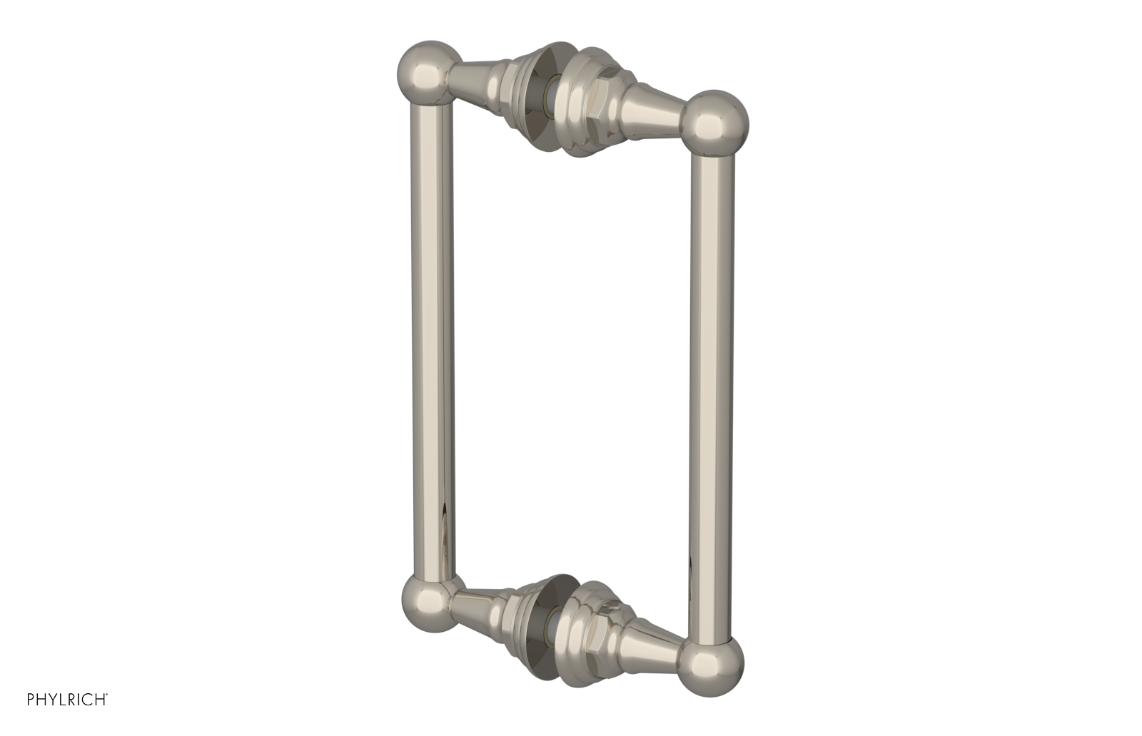 Hex Traditional 8 Double Sided Shower Pull 500 93 08 - Premium Bathroom Hardware for Easy Shower Door Operation - Perfect for Modern and Classic Bathroom Designs