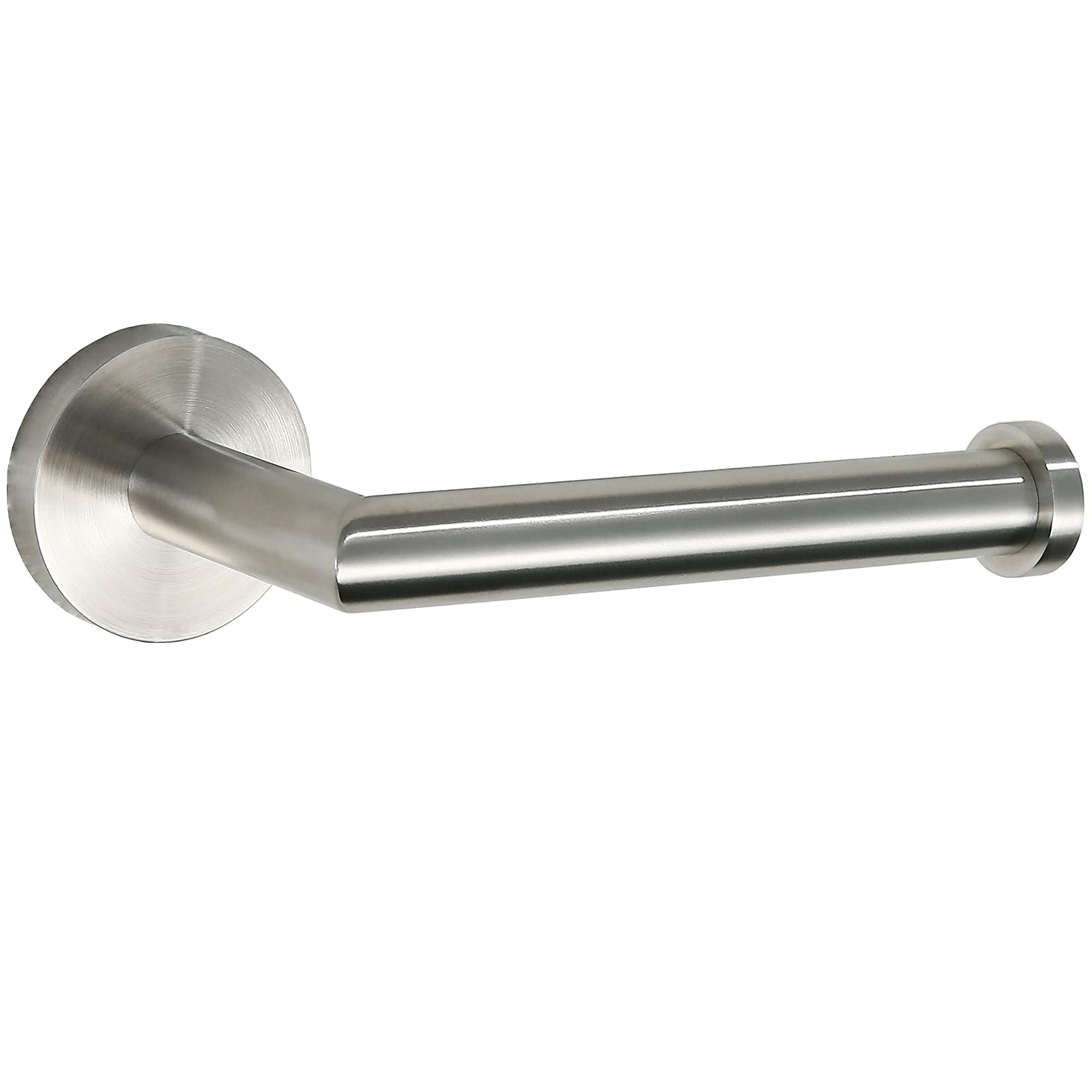 Premium Brushed Nickel Toilet Paper Holder - SUS304 Stainless Steel Wall Mounted Bathroom Tissue Roll Holder - Rustproof & Durable for Home, Hotel, Kitchen (Brushed Finish, 96018-6BS) - Perfect for Modern Bathrooms & Powder Rooms