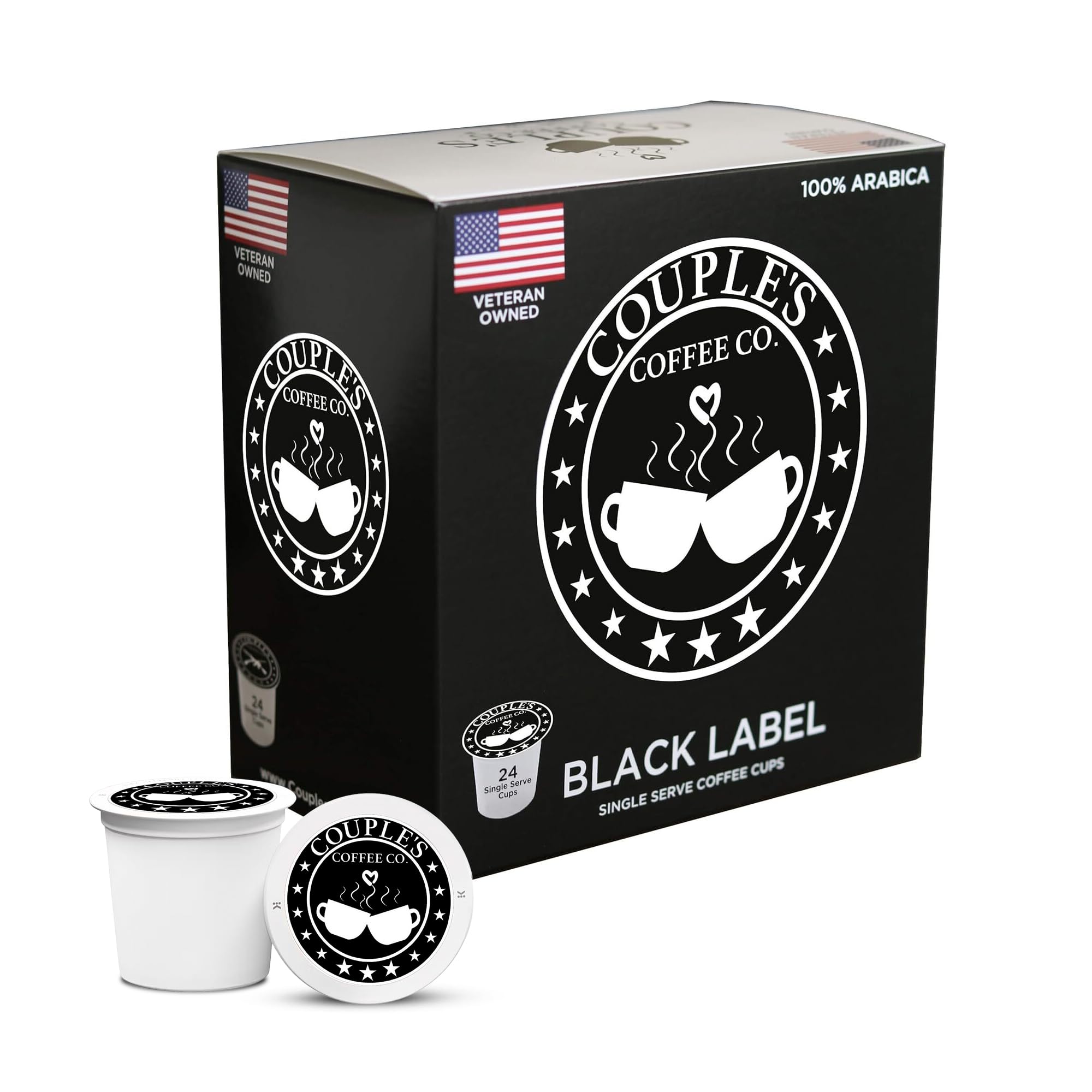 Premium Arabica Coffee Pods - Medium Dark Roast K-Cups (24 Count) for Keurig Brewers | Perfect for Home & Office